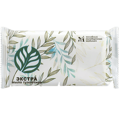 Мыло кусковое 100 гр туалетное "Экстра" в цвет. оберт. флоупак марки Экстра ММК