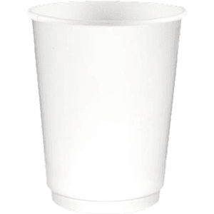 Стакан бумажный 250 мл Белый двухслойный ThermoCup D-80 мм Pp