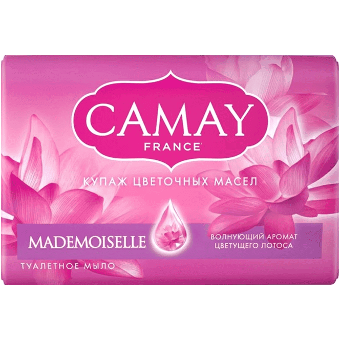 Мыло кусковое 85 г туалетное "Camay", Мадемуазель