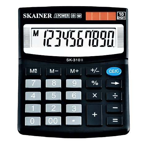 Калькулятор настольный малый SK-310ll 100*124*32мм Калькулятор настольный малый SK-310ll 100*124*32мм