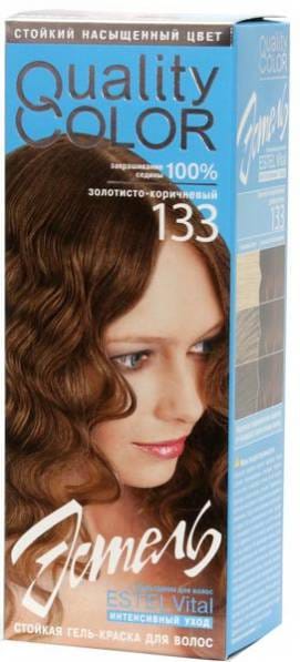 Гель-краска для волос "Эстель" №133 Золотисто-коричневый Гель-краска для волос "Эстель" №133 Золотисто-коричневый