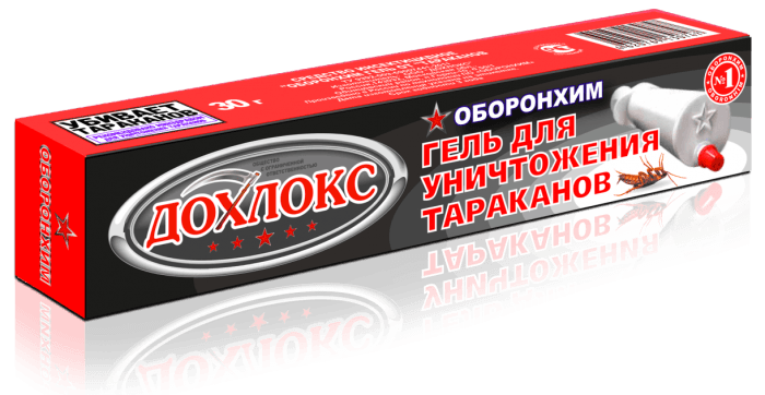 Гель шприц для уничтожения тараканов Дохлокс Панацея 30 г Гель шприц для уничтожения тараканов Дохлокс Панацея 30 г