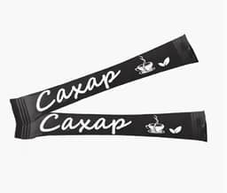 Сахар в стике 5г/10кг (2000 шт.кор), Черный Сахар в стике 5г/10кг (2000 шт.кор), Черный