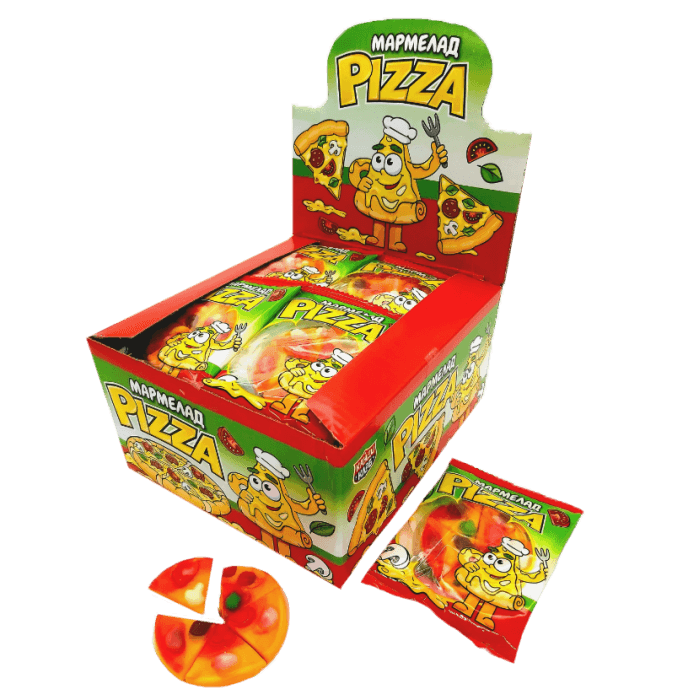Мармелад "Pizza/пицца" 18 г (36 шт.упак) КМ Мармелад "Pizza/пицца" 18 г (36 шт.упак) КМ